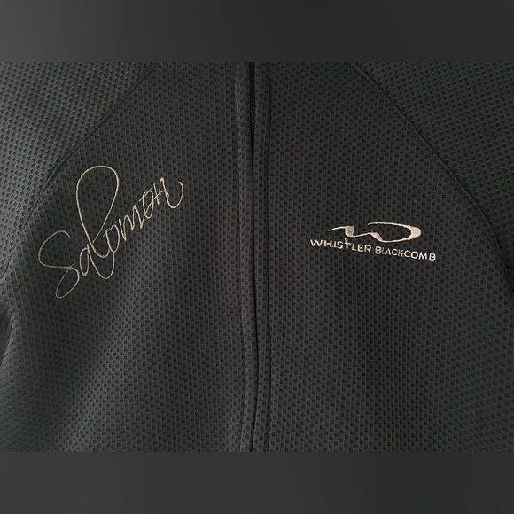 SALOMON full zip mid layer black S - Picture 6 of 6